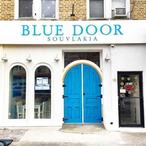 Blue Door Souvlakia; View gallery. . Blue door souvlakia